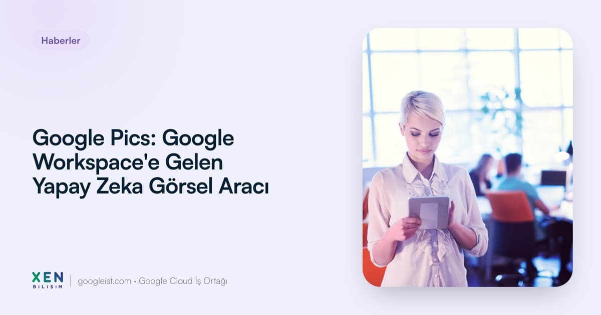 Google Workspace'te yapay zeka ile görsel düzenleme